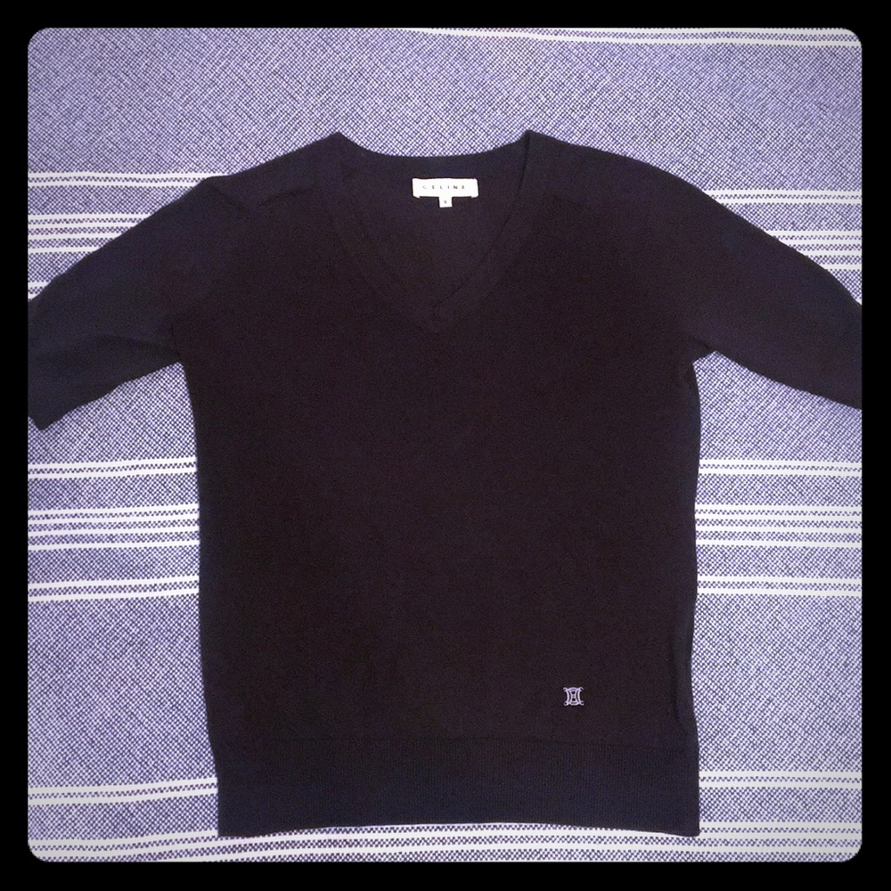Celine short sleeve sweater